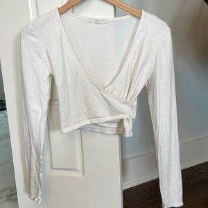 Truly Madly Deeply Los Angeles Wrap Crop Top